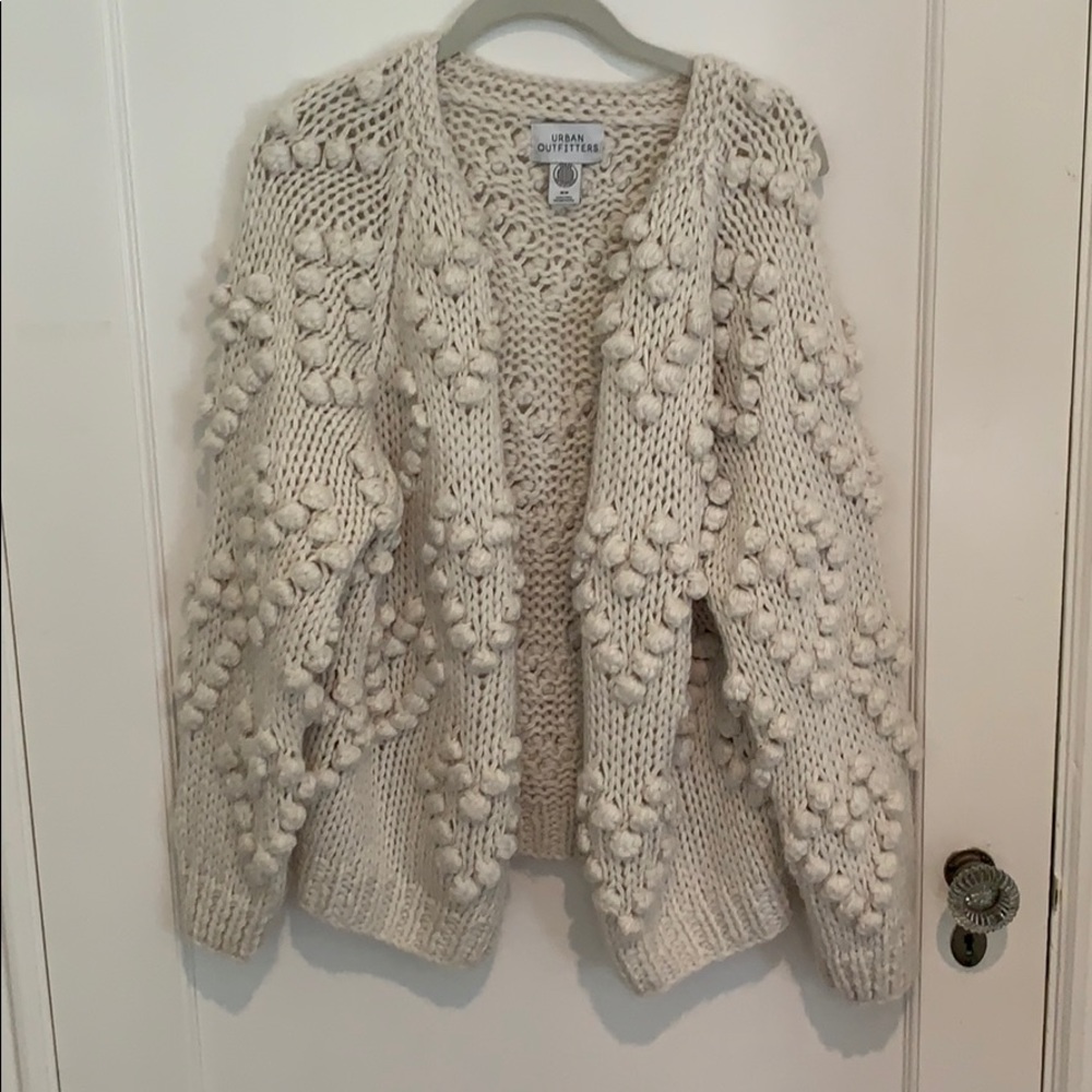 Heart Pompom Sweater